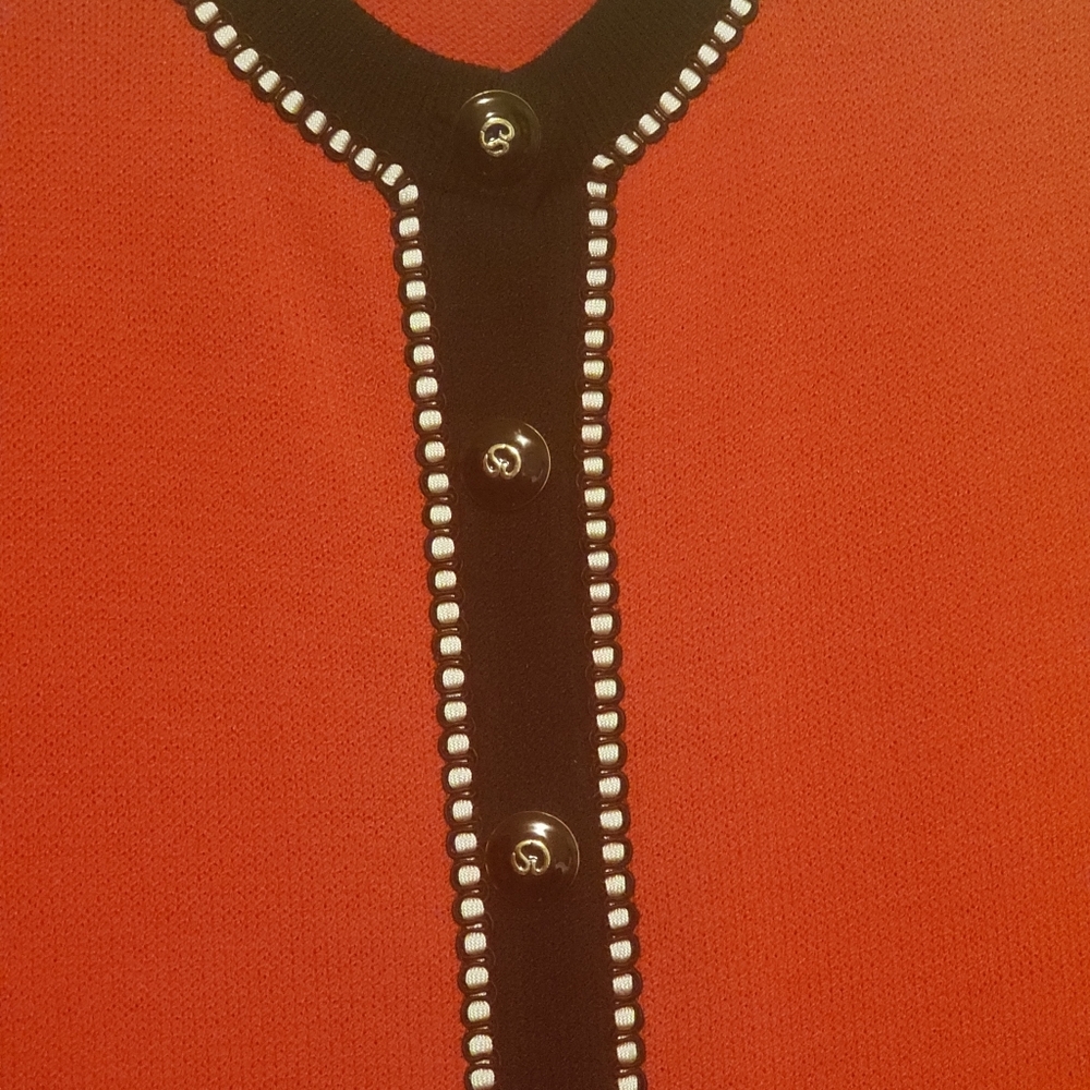 Red St John Knit Jacket - Picture 8 of 8